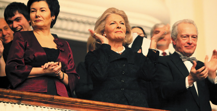 Hanna Gronkiewicz-Waltz, Elżbieta Penderecka i Antoni Wit, 2009