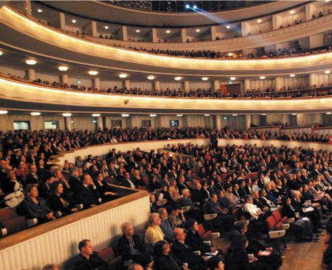 Festival audience at the National Opera in Warsaw