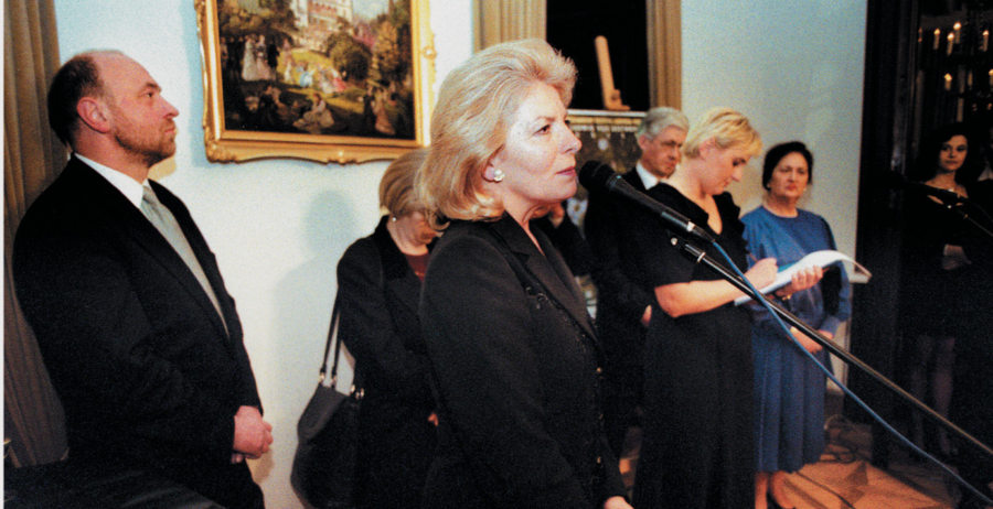 Elżbieta Penderecka in Kraków, 1999